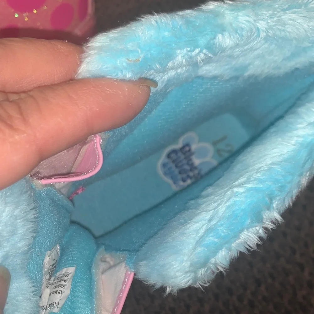 NWOT- Magenta Kids Pink and Blue Rain & Snow Boots